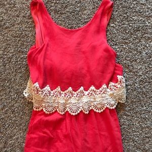 Entro Coral Romper
